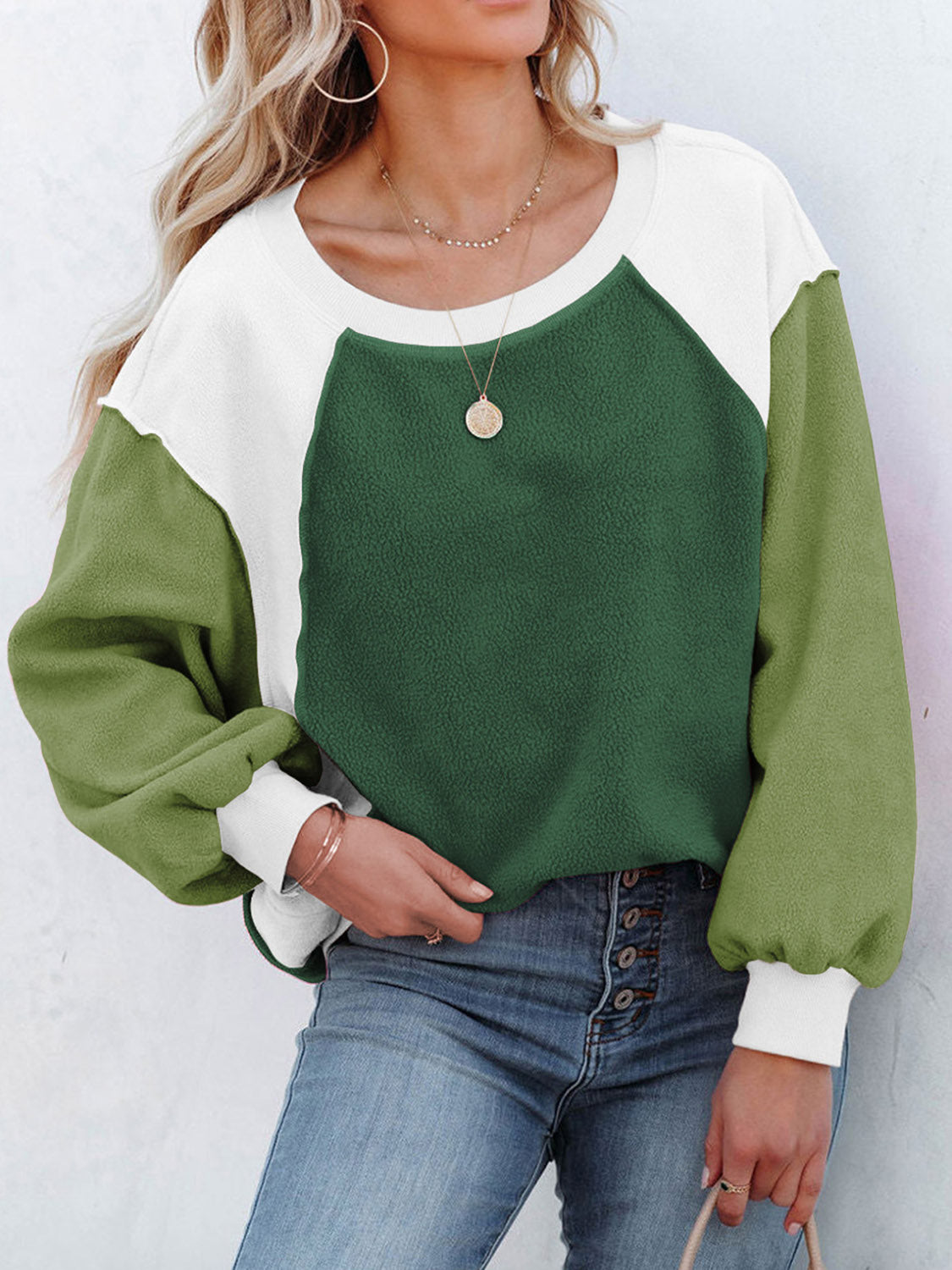Color Block Sweatshirt