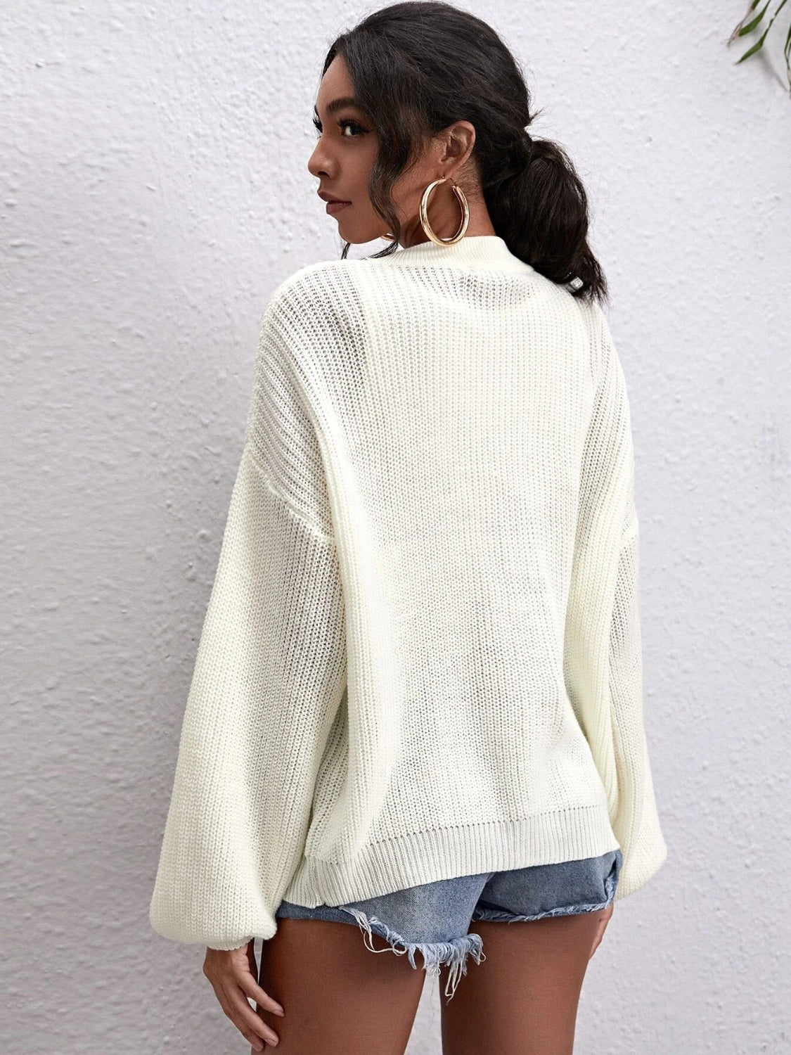 Off Shoulder Cardigan