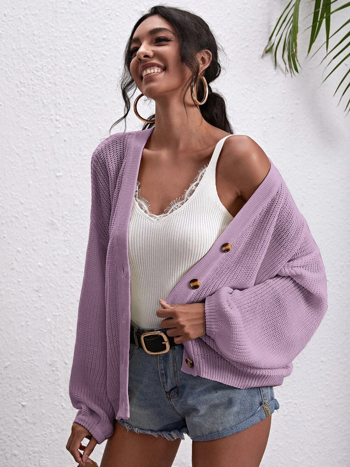 Off Shoulder Cardigan