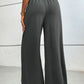 Wide Waistband Relax Fit Long Pants